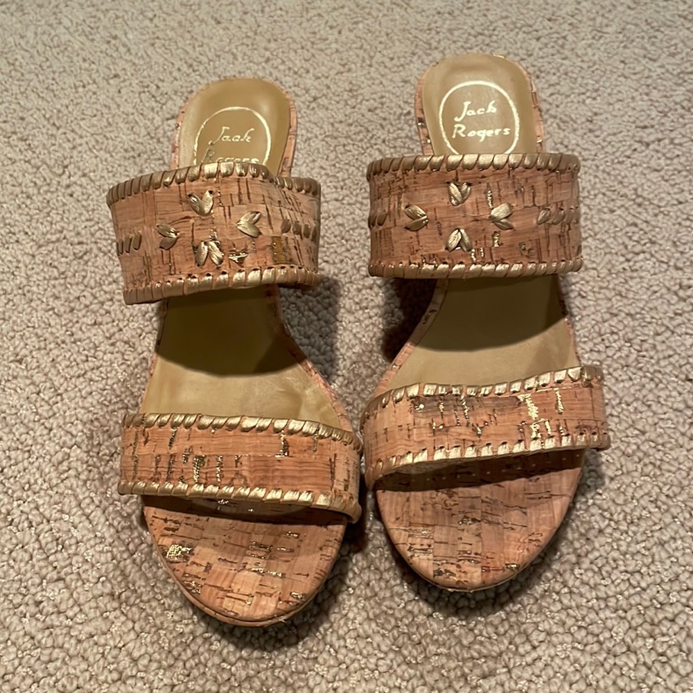 Jack Rodgers Cork Wedge sandals